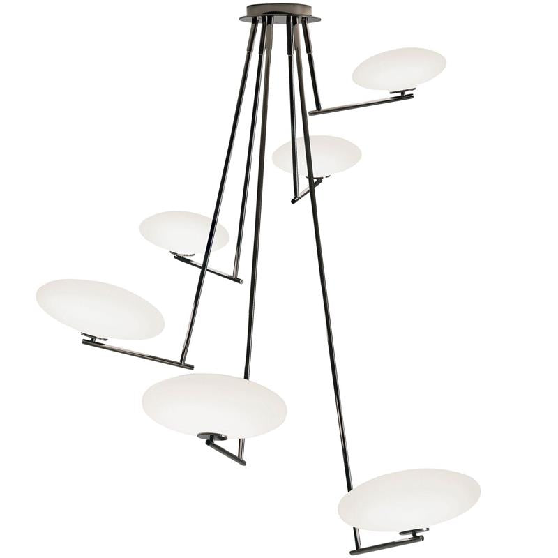 Umirarae Individual Creativity Brass Glass Ceiling Lamp - Lamp Copper