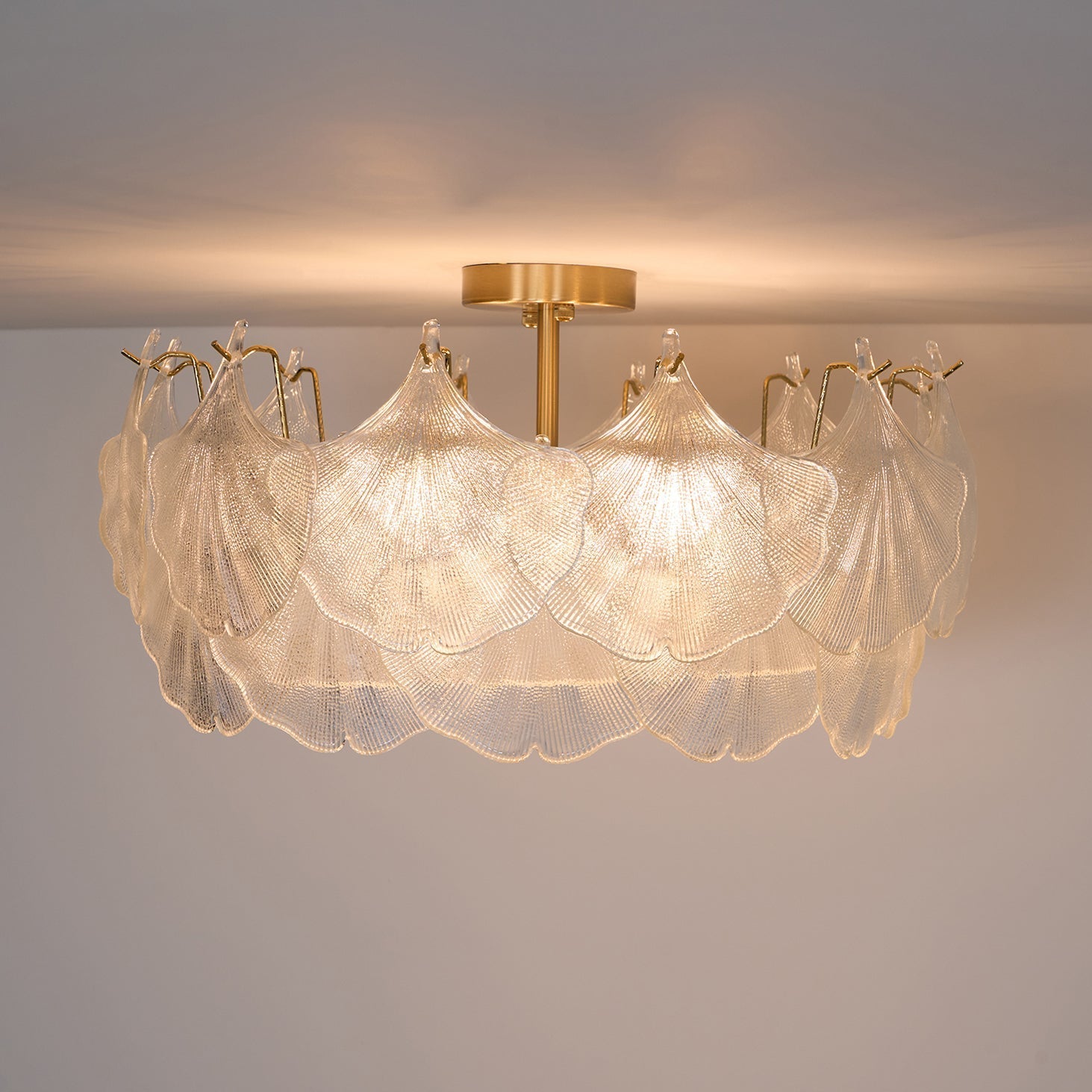Maple Leaf Cluster Ceiling Light - Blowlighting