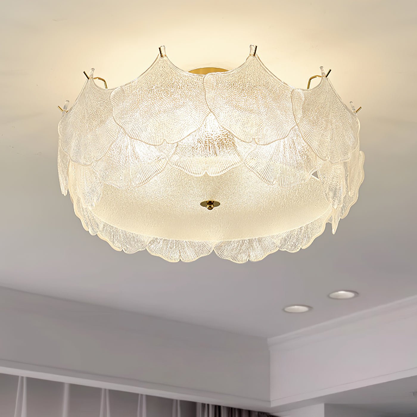 Maple Leaf Cluster Ceiling Light - Blowlighting