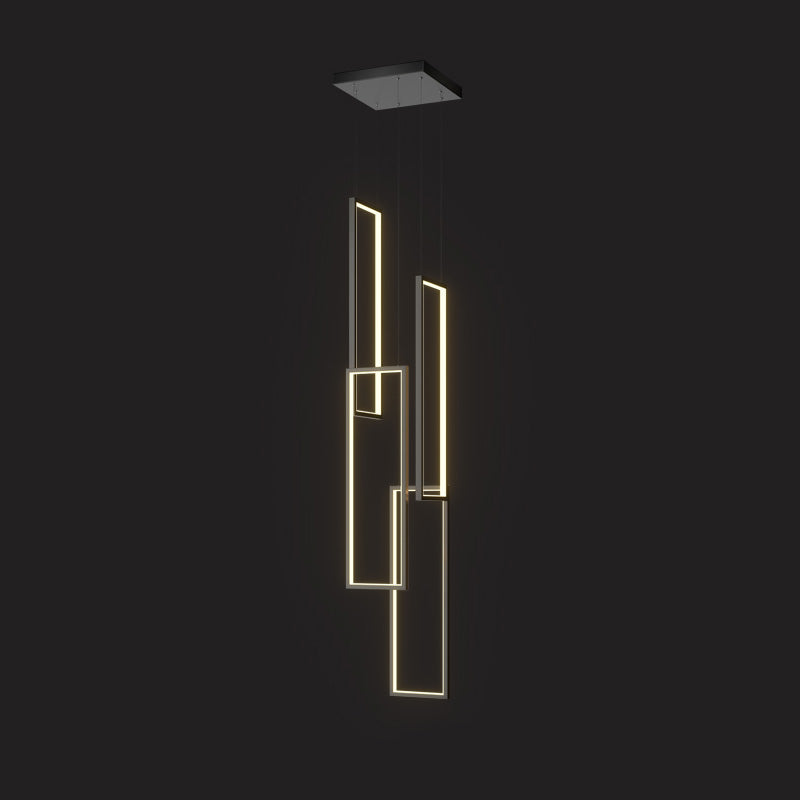 Sysorila Modern Minimalist LED Metal Pendant Light - Lamp Copper