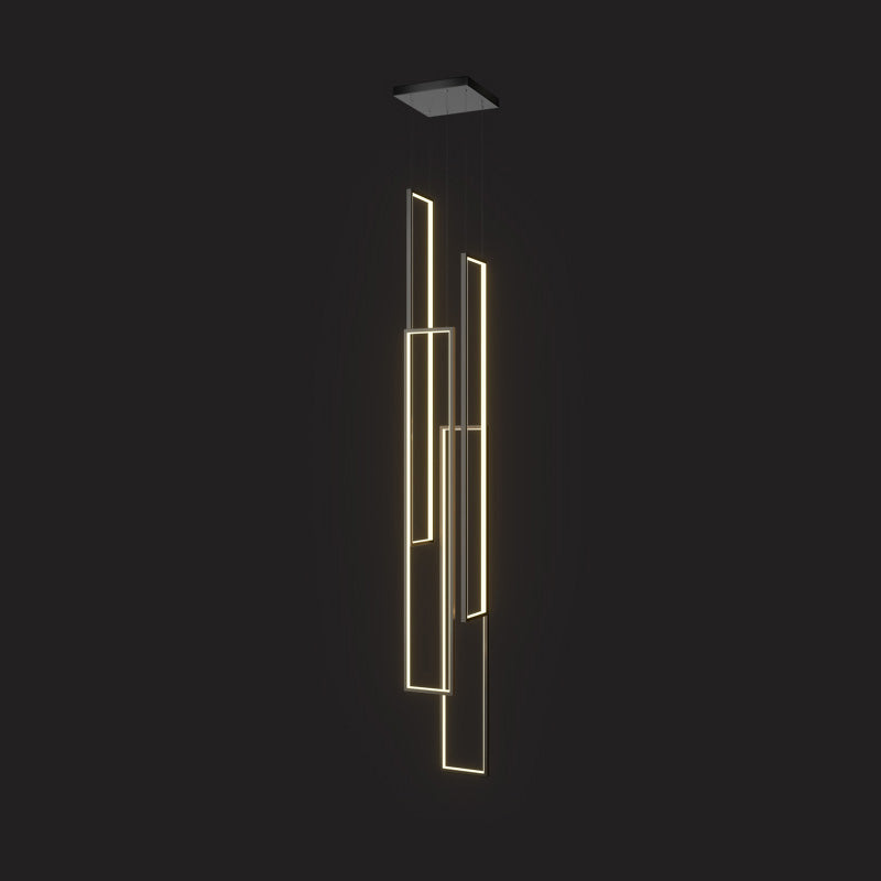 Sysorila Modern Minimalist LED Metal Pendant Light - Lamp Copper