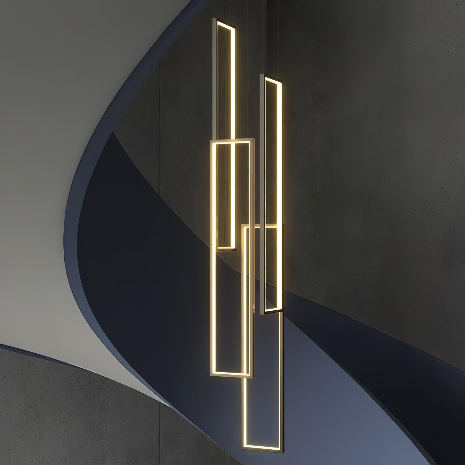 Sysorila Modern Minimalist LED Metal Pendant Light - Lamp Copper