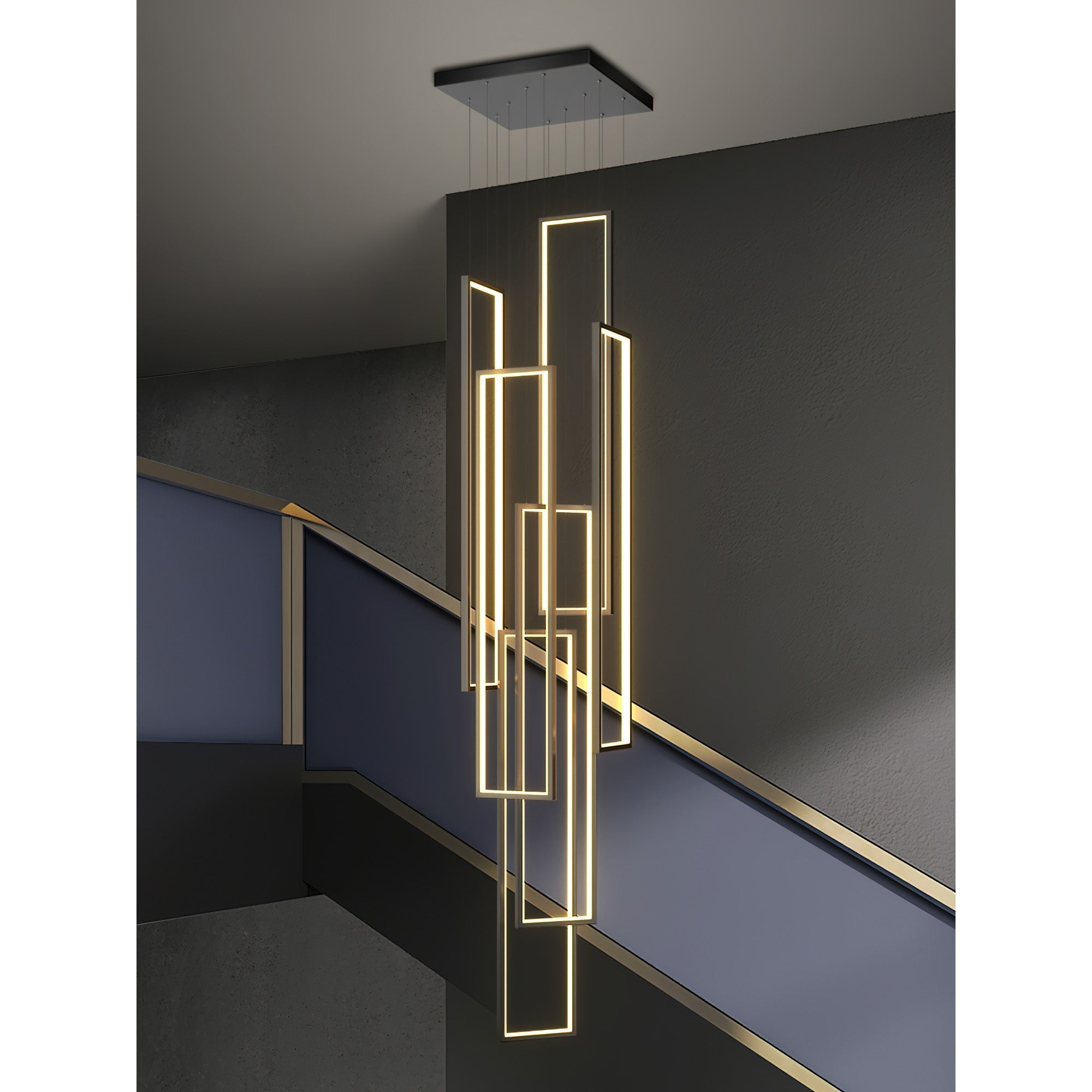 Sysorila Modern Minimalist LED Metal Pendant Light - Lamp Copper