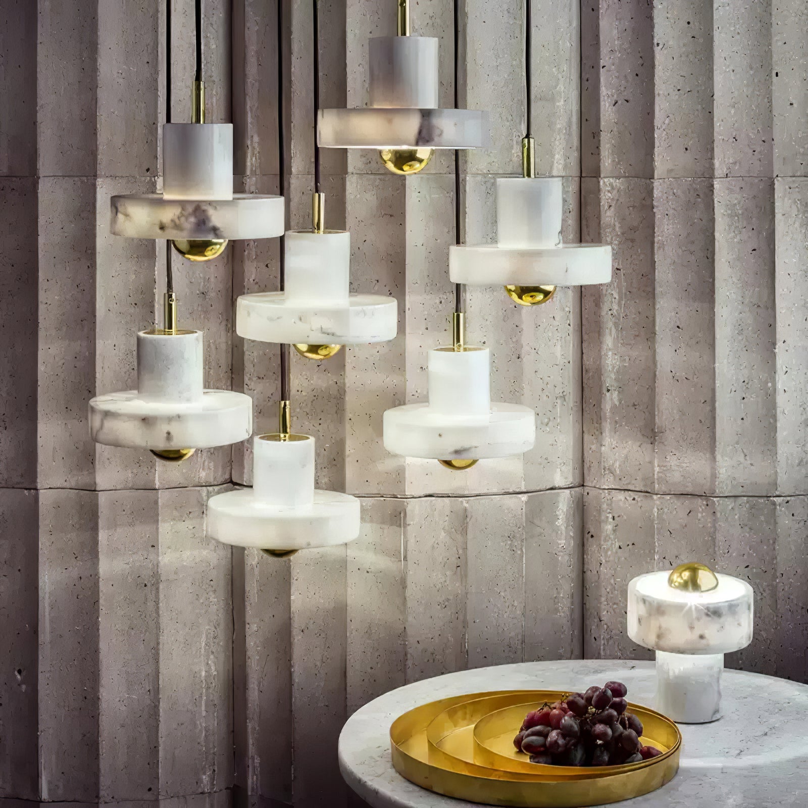 Marble Aura Pendant Lamp - Blowlighting