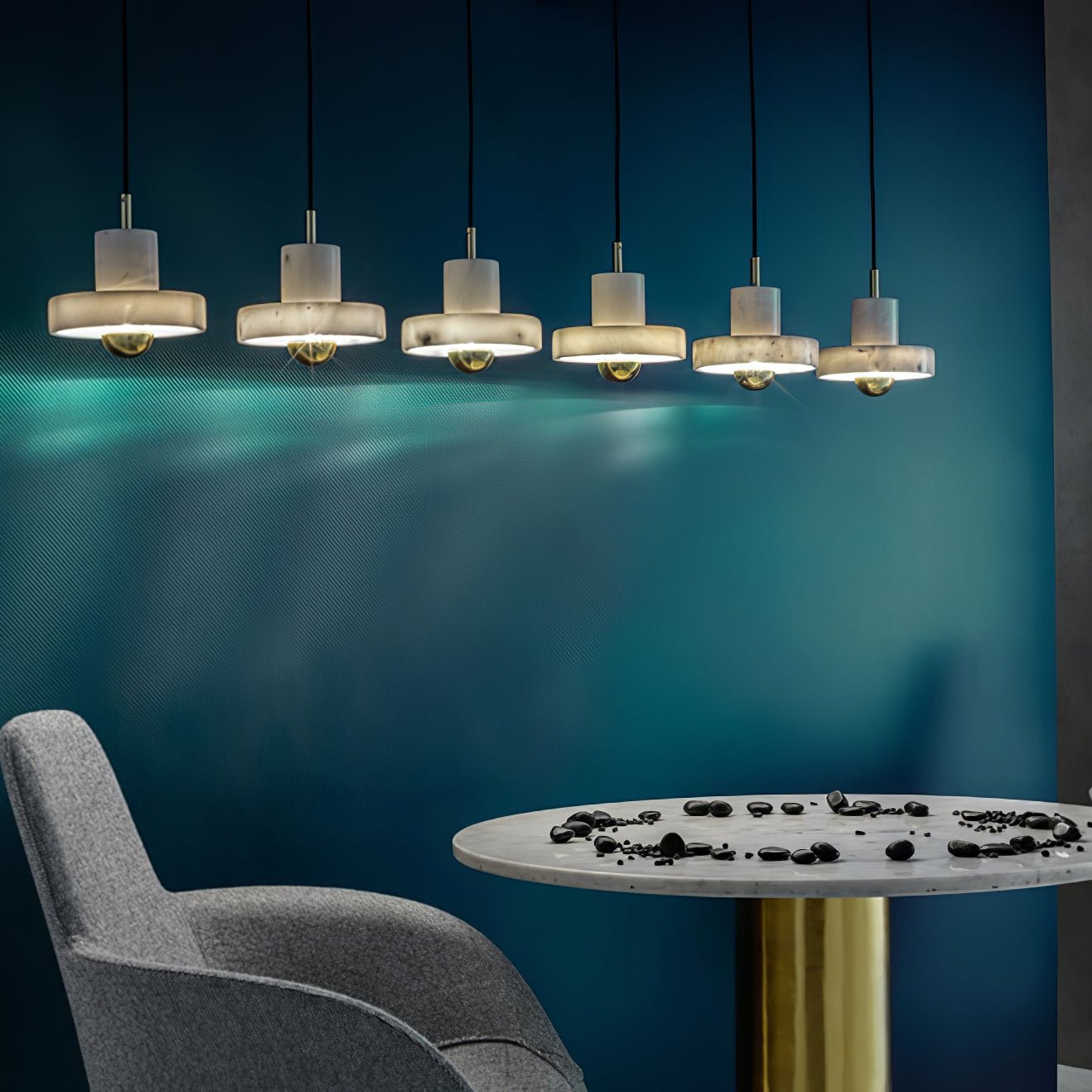 Marble Aura Pendant Lamp - Blowlighting
