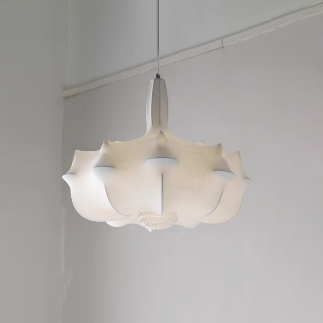 Marcel Chandelier Cocoon Resin Crystal Glow - Letslighting