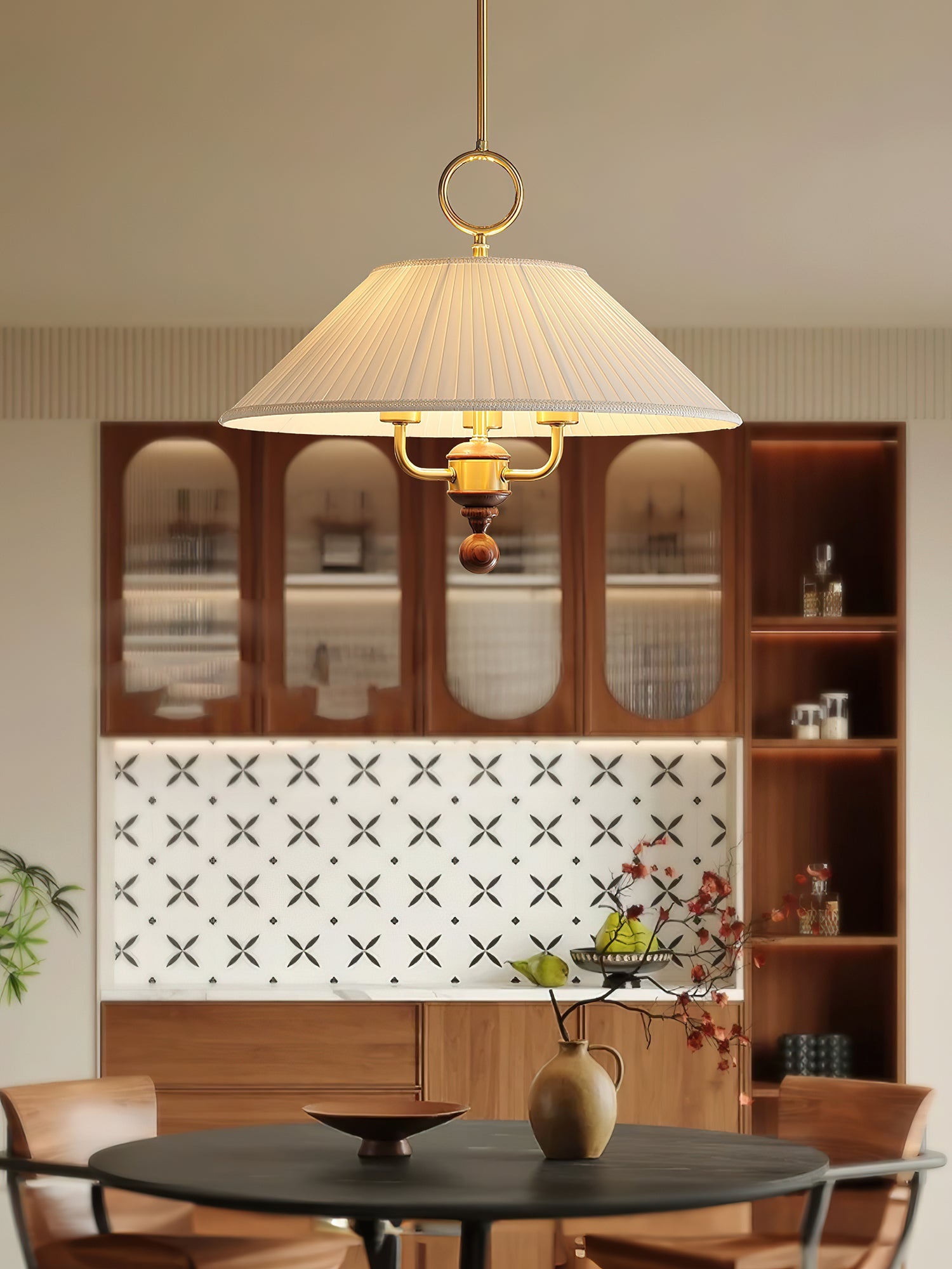 Marcellia Moderne Minimaliste Plissé Suspension Lumière