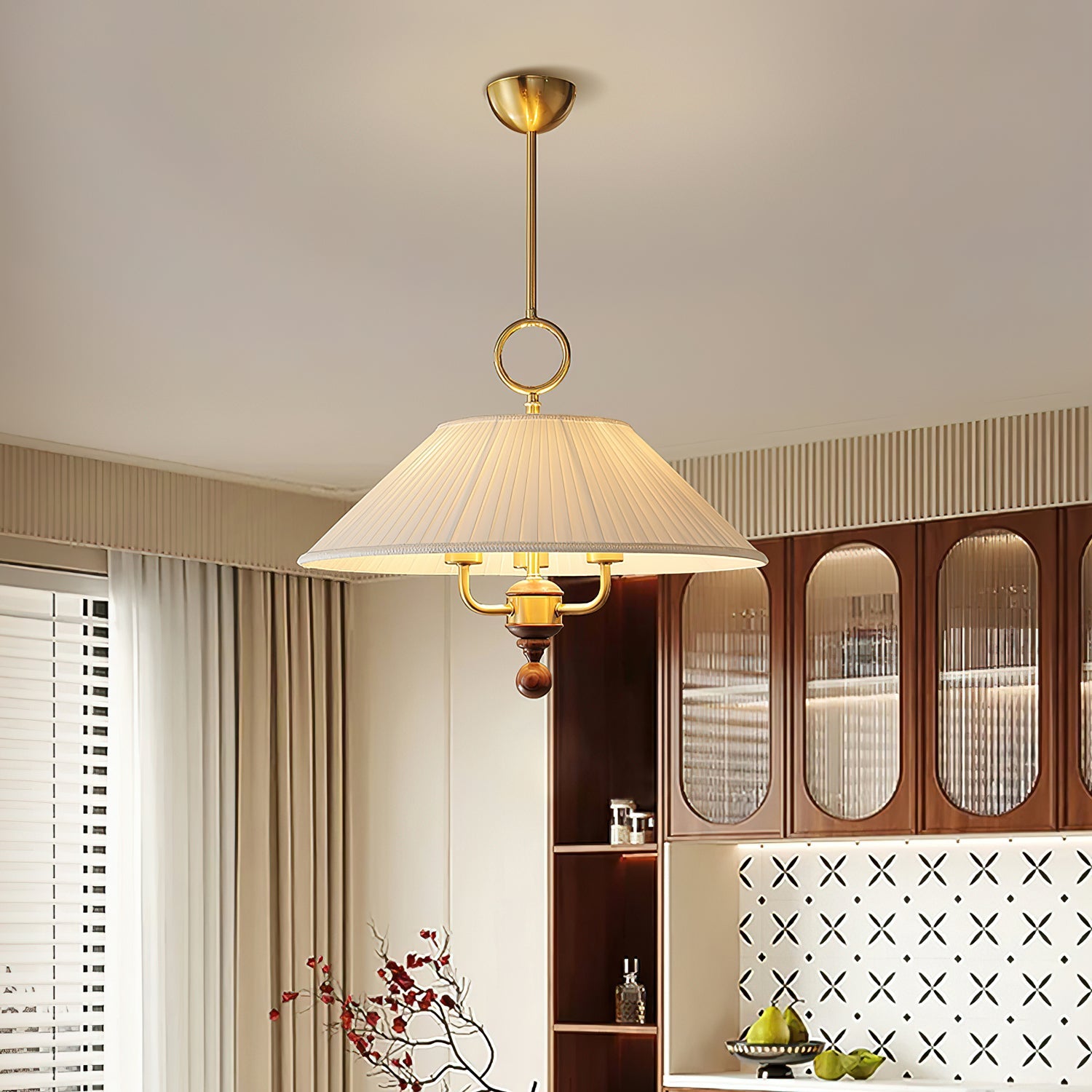 Marcellia Moderne Minimaliste Plissé Suspension Lumière