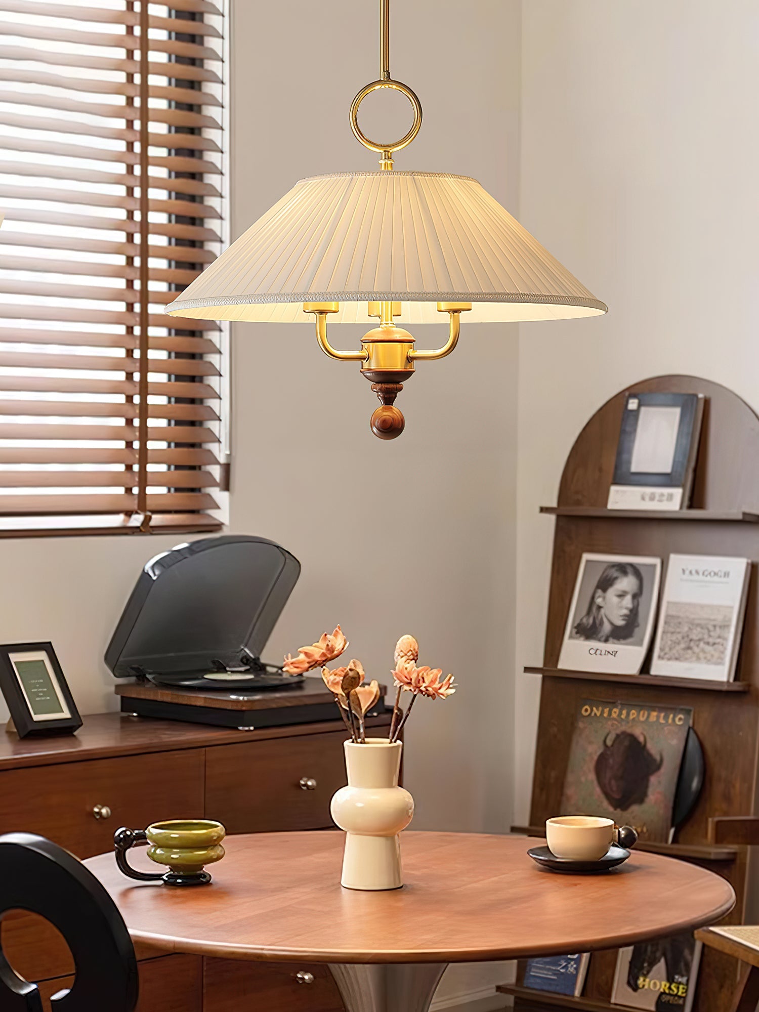 Marcellia Moderne Minimaliste Plissé Suspension Lumière
