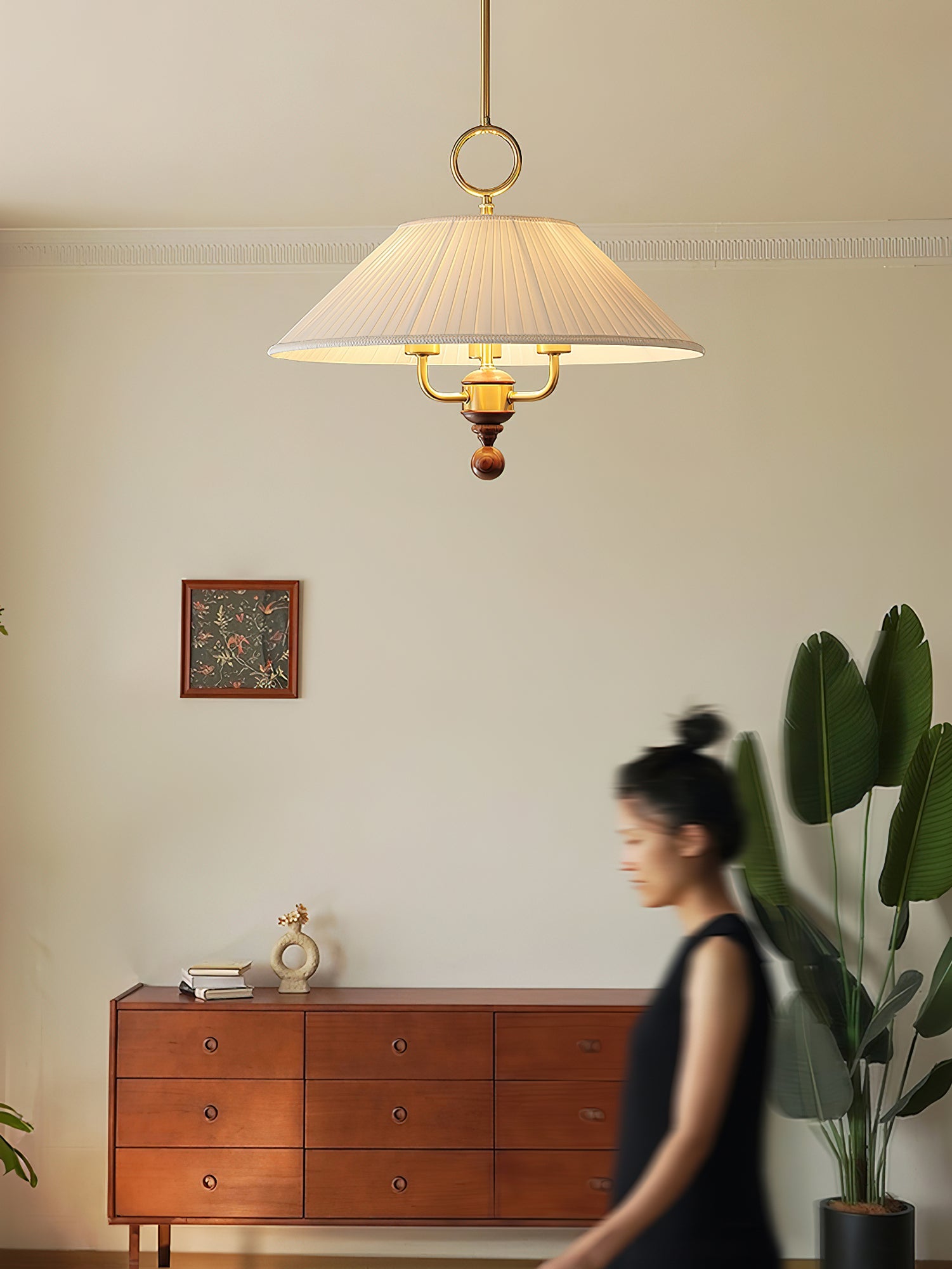 Marcellia Moderne Minimaliste Plissé Suspension Lumière