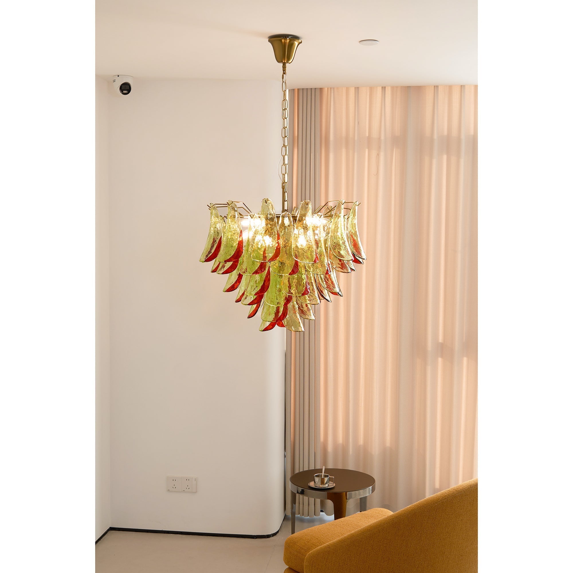 Aurora Chandelier Murano Glass Petal Elegant - Blowlighting