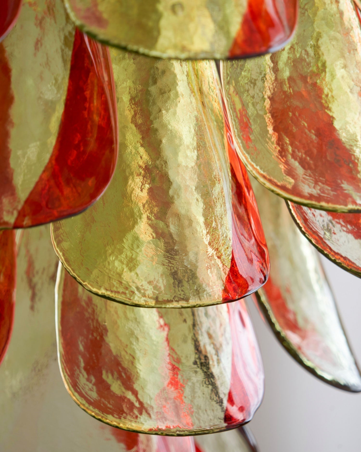Aurora Chandelier Murano Glass Petal Elegant - Blowlighting