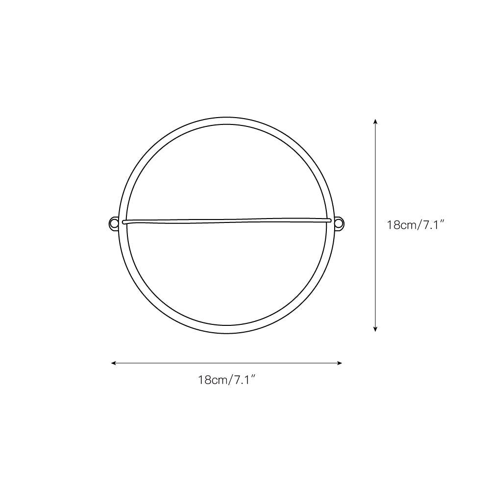 Olcarila Vintage Outdoor Metal Glass Sconce Wall Lamp - Lamp Copper