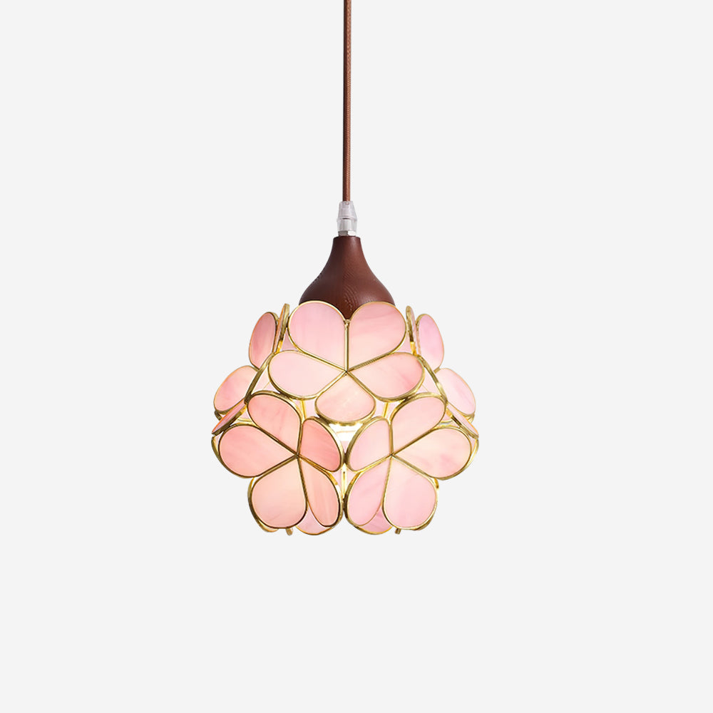 Velina Pink Petal Pendant Light - Letslighting