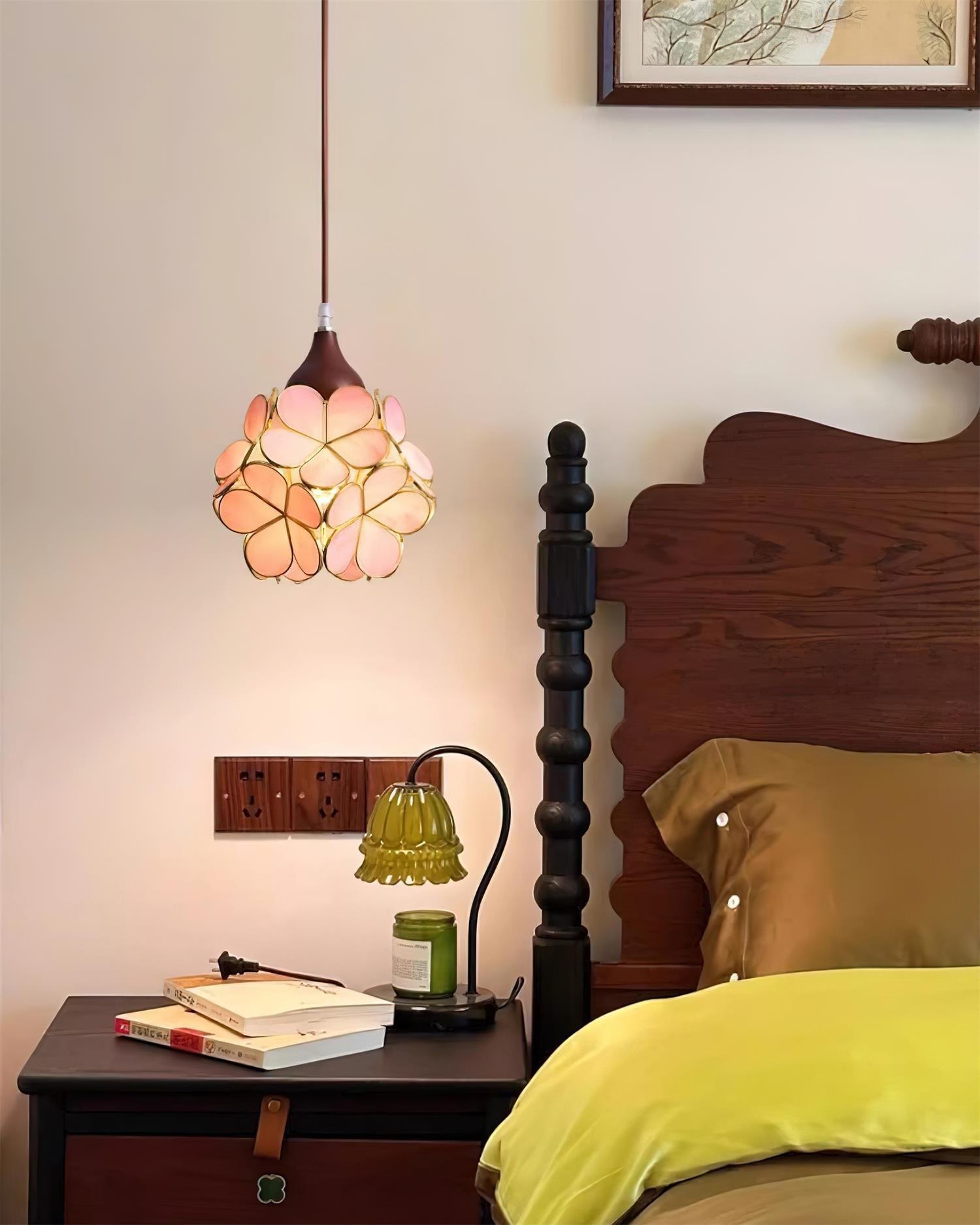 Velina Pink Petal Pendant Light - Letslighting