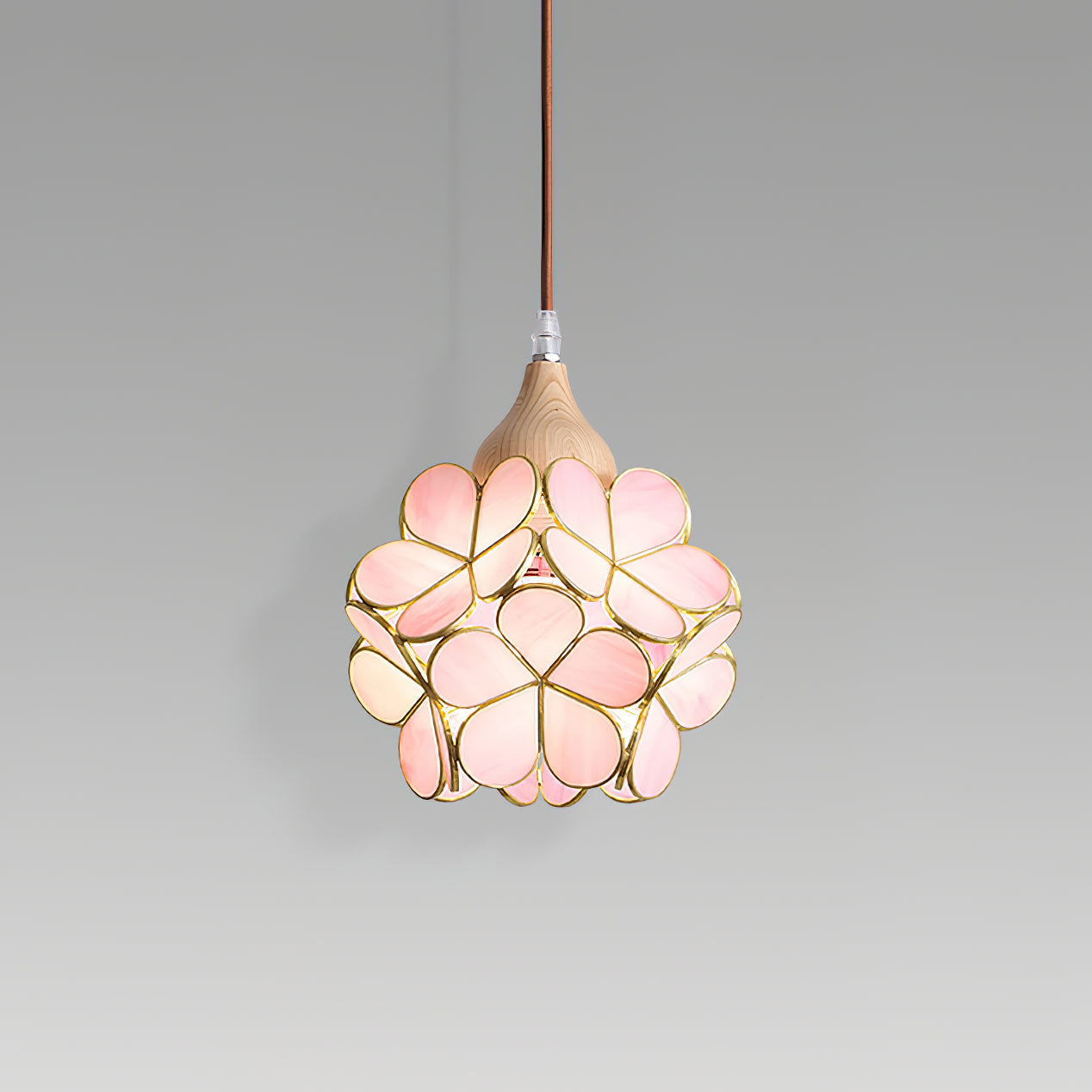 Velina Pink Petal Pendant Light - Letslighting