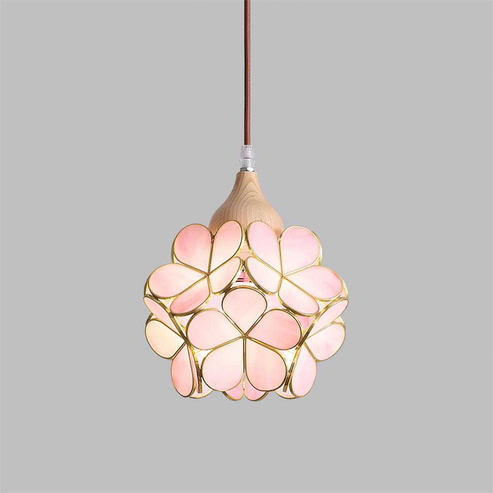 Velina Pink Petal Pendant Light - Letslighting
