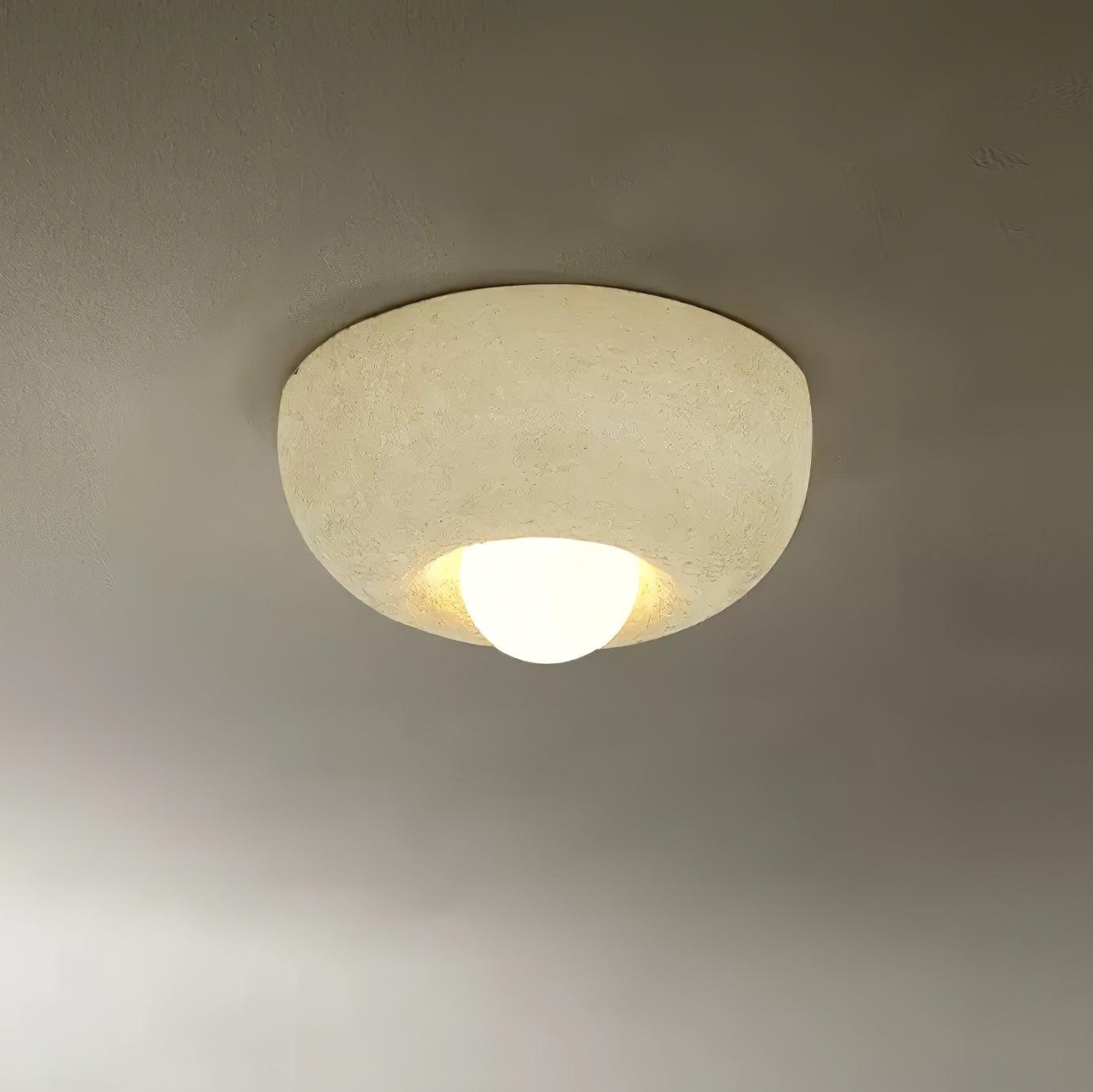 Mauro Ceiling Light Natural Texture Soft Lighting - Letslighting