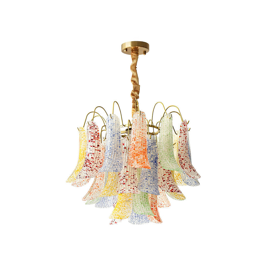 Alnoreth Individual Creativity Metal Glass Chandelier - Lamp Copper