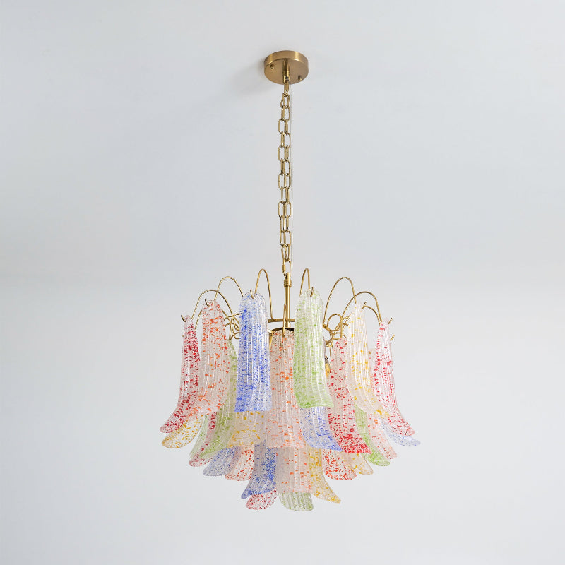 Alnoreth Individual Creativity Metal Glass Chandelier - Lamp Copper