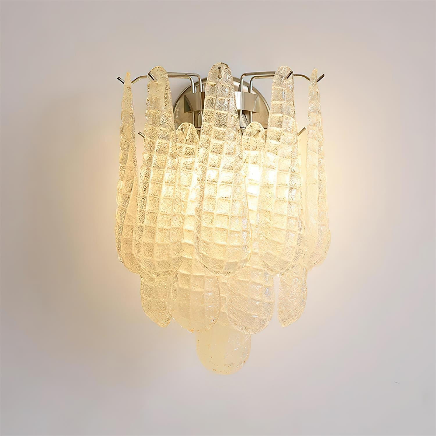 Mazzega Wall Lamp Teardrop Glass Cascade - Letslighting