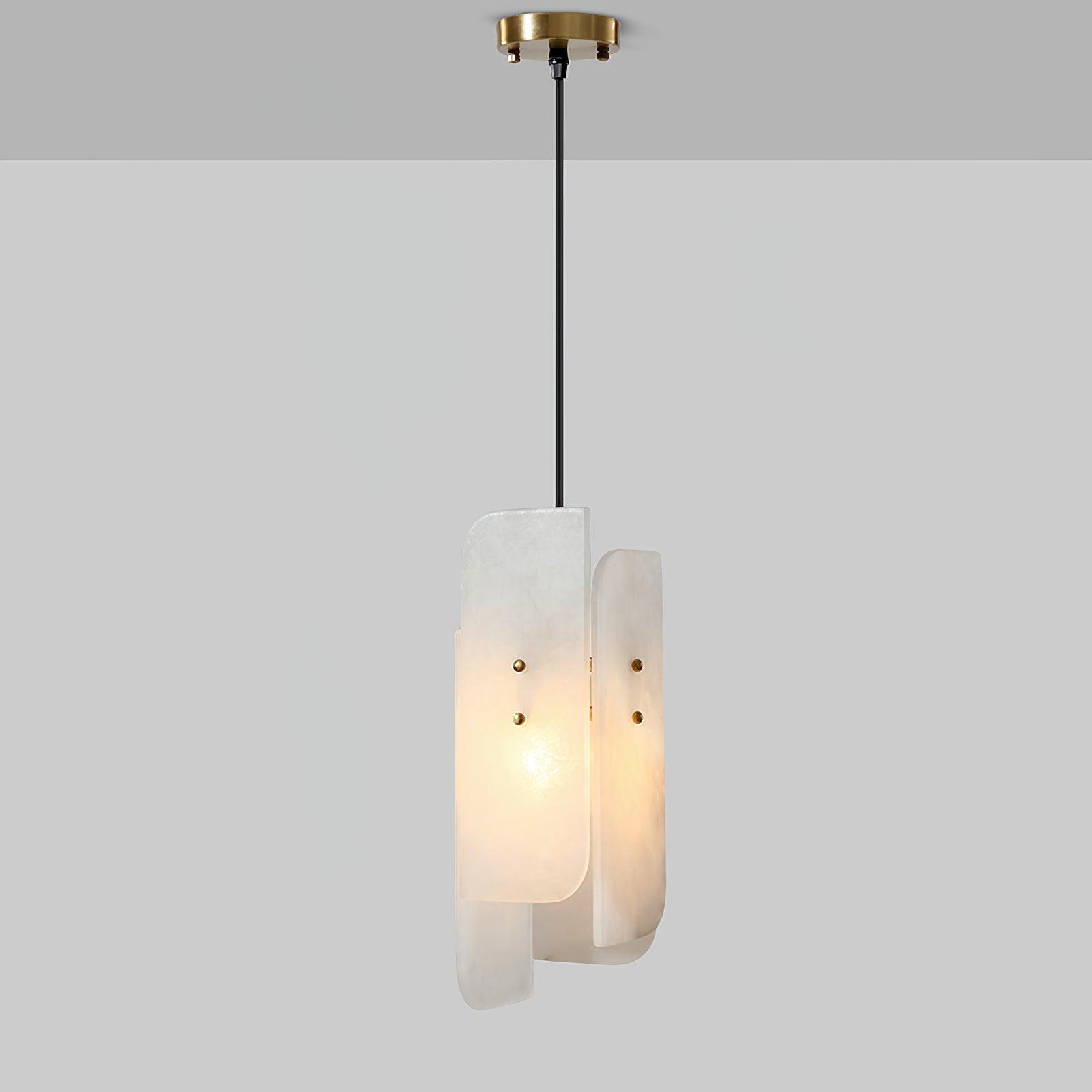 Vicarus Layered Alabaster Pendant Light - Letslighting