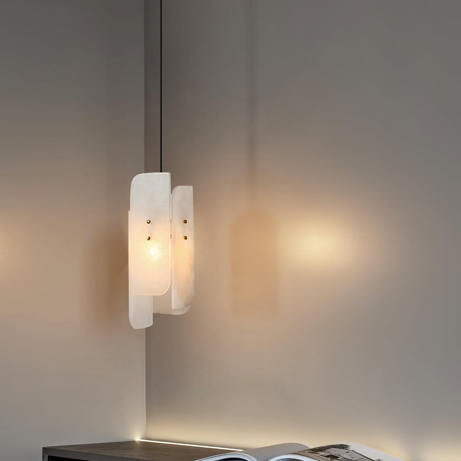 Vicarus Layered Alabaster Pendant Light - Letslighting