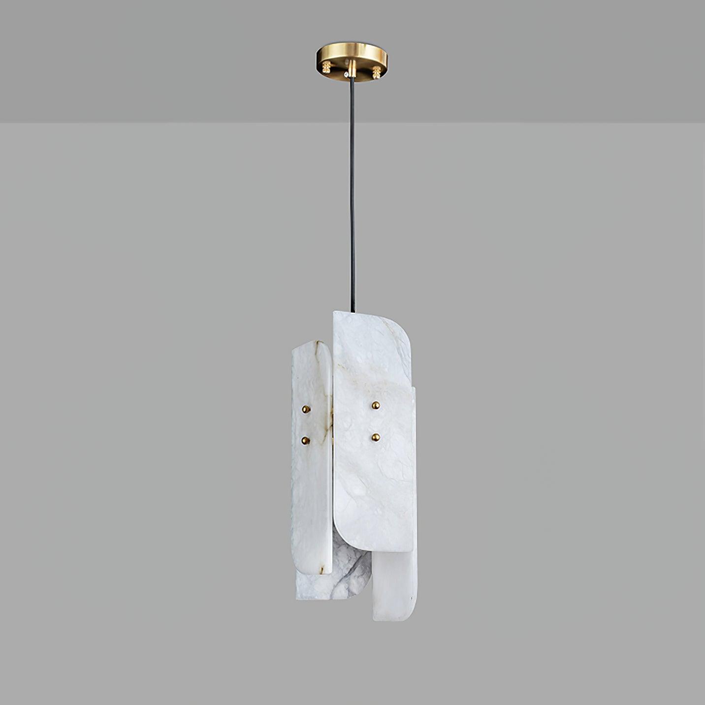 Vicarus Layered Alabaster Pendant Light - Letslighting