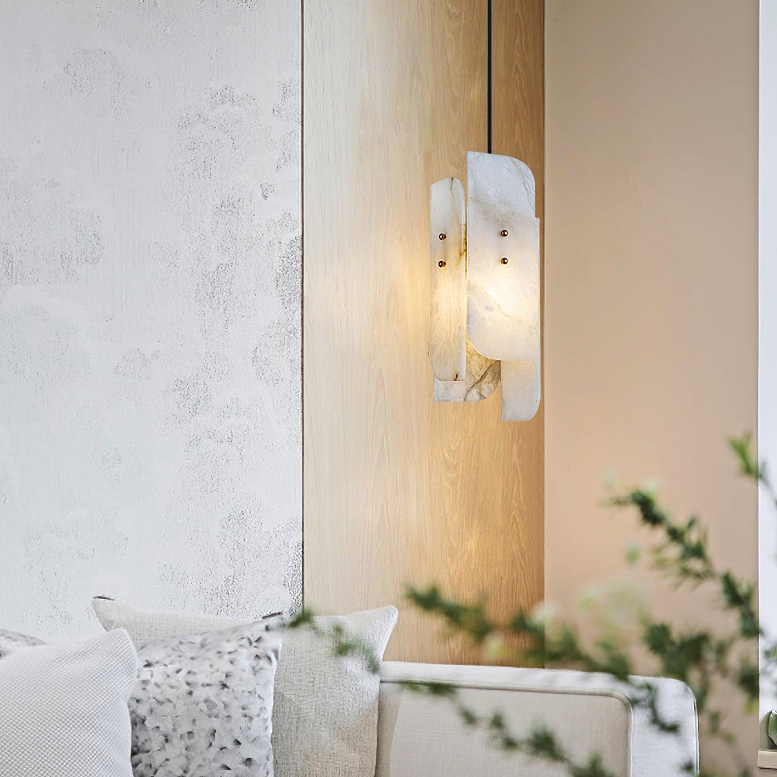 Vicarus Layered Alabaster Pendant Light - Letslighting