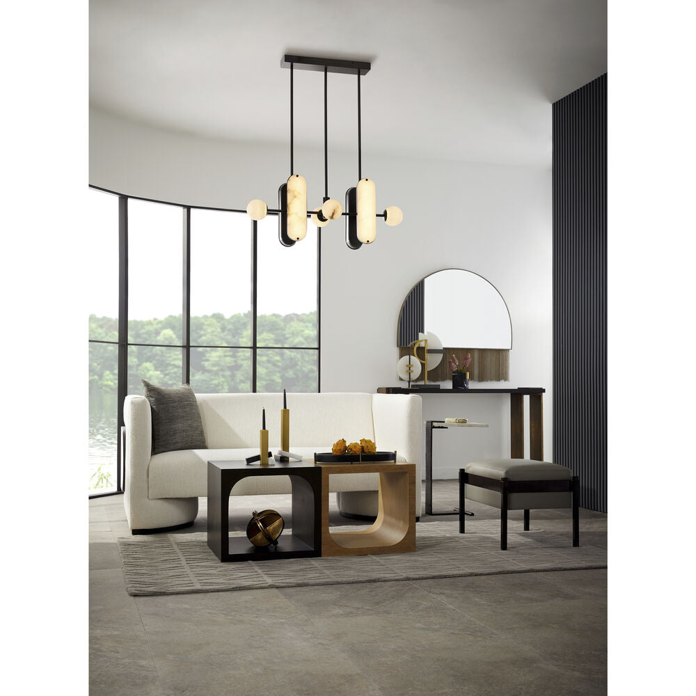 Orshaisra Modern Minimalist Alabaster Pendant Lamp - Lamp Copper