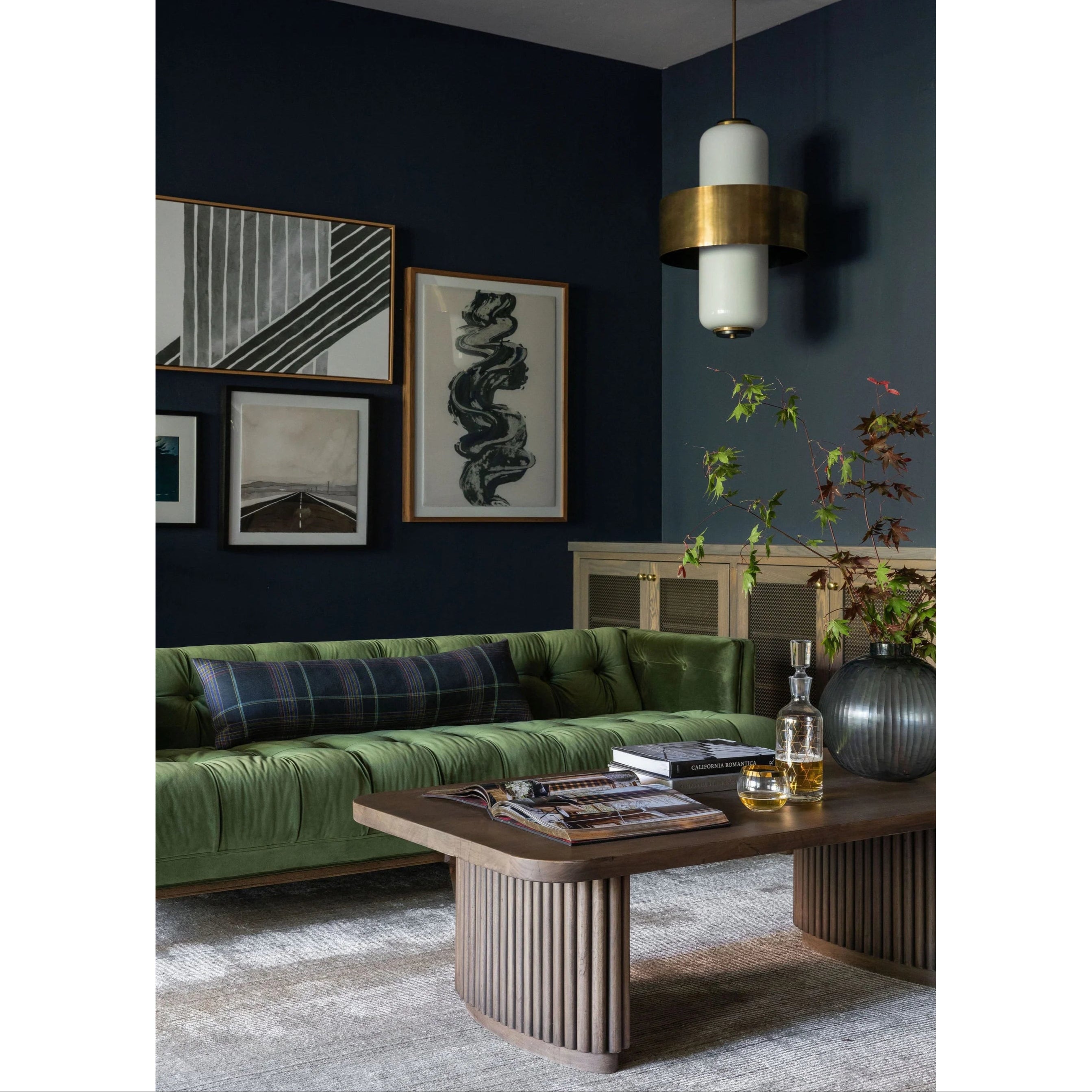 Vavinisra Modern Minimalist Metal Glass Pendant Lamp - Lamp Copper