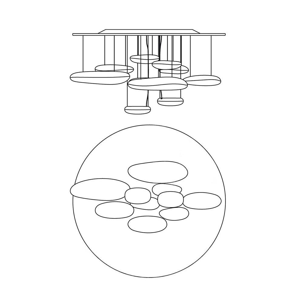 Mercury Ceiling Lamp - Blowlighting