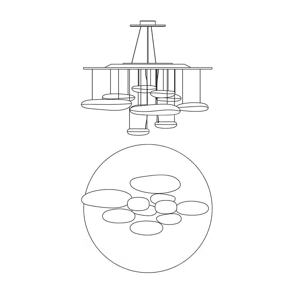 Mercury Ceiling Lamp - Blowlighting