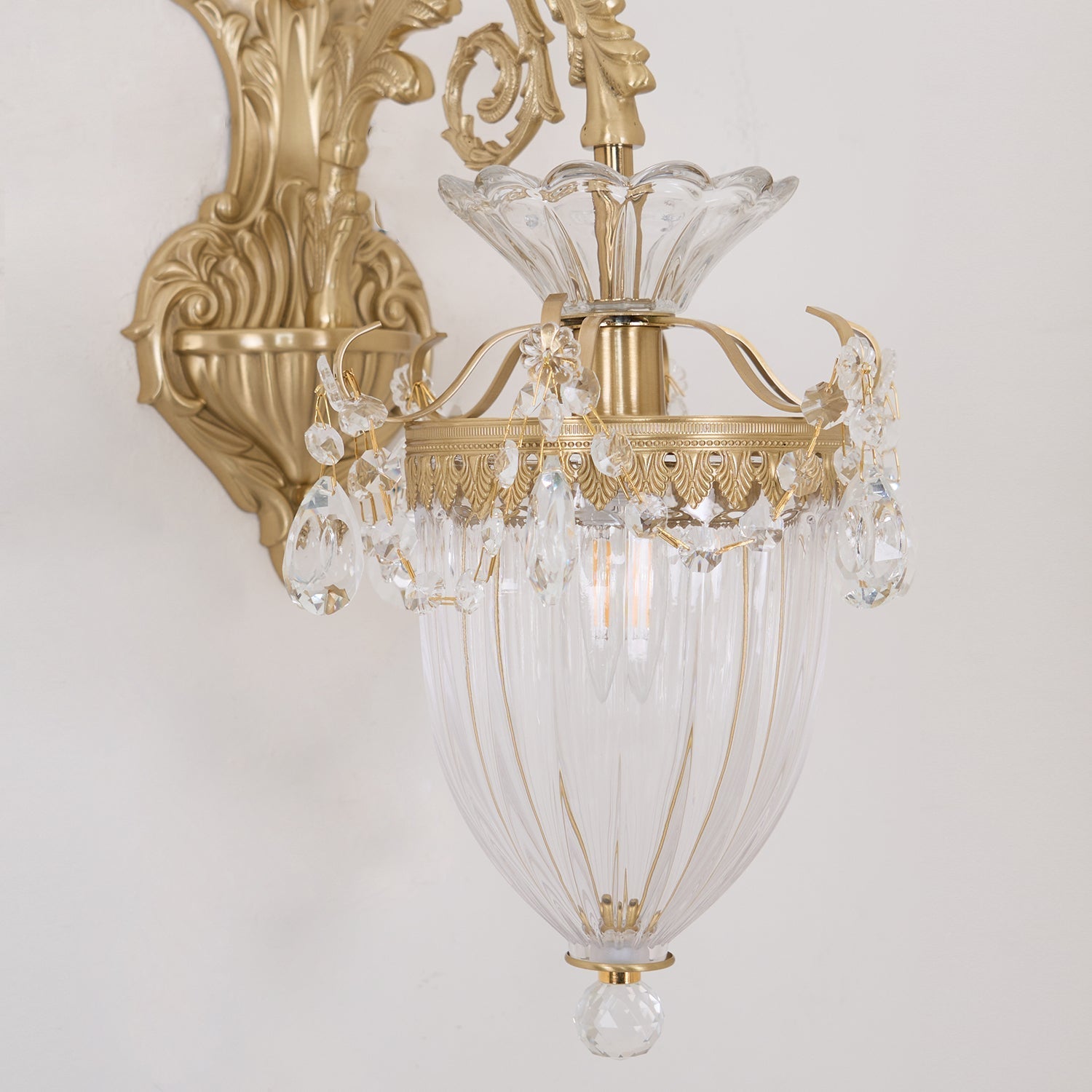 Elosia Gold Double Wall Lamp - Letslighting