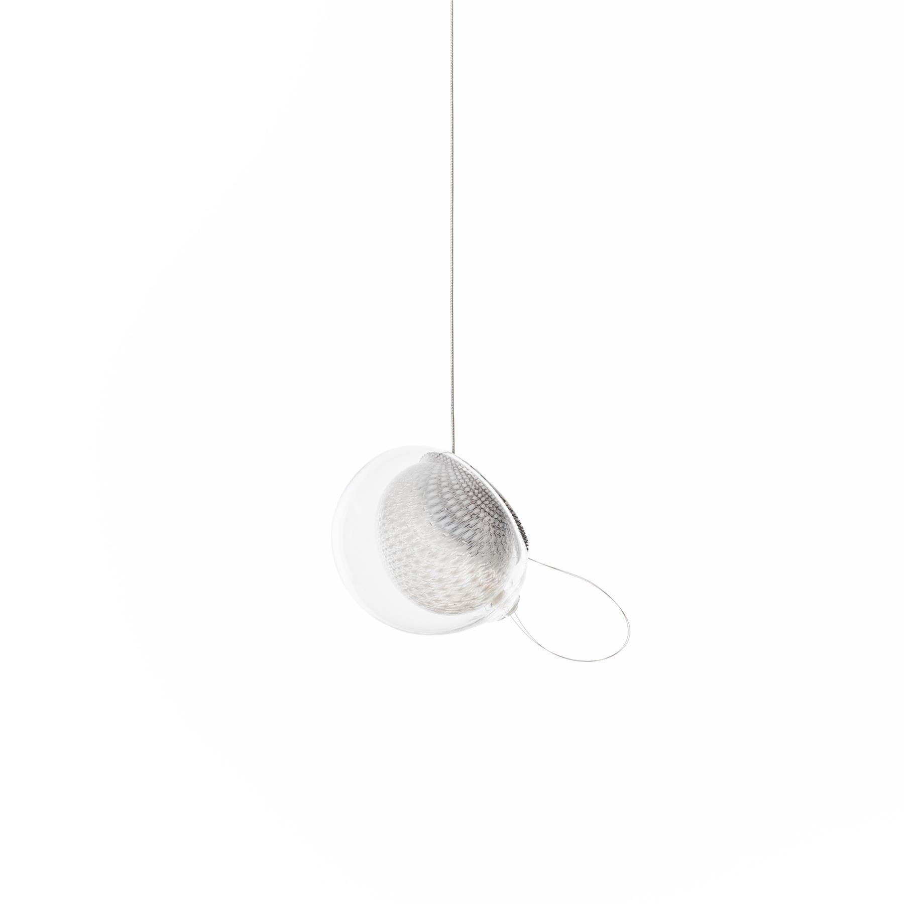Chandelier Mesh Glass Orbs Cluster Frame Modern Minimalist - Letslighting