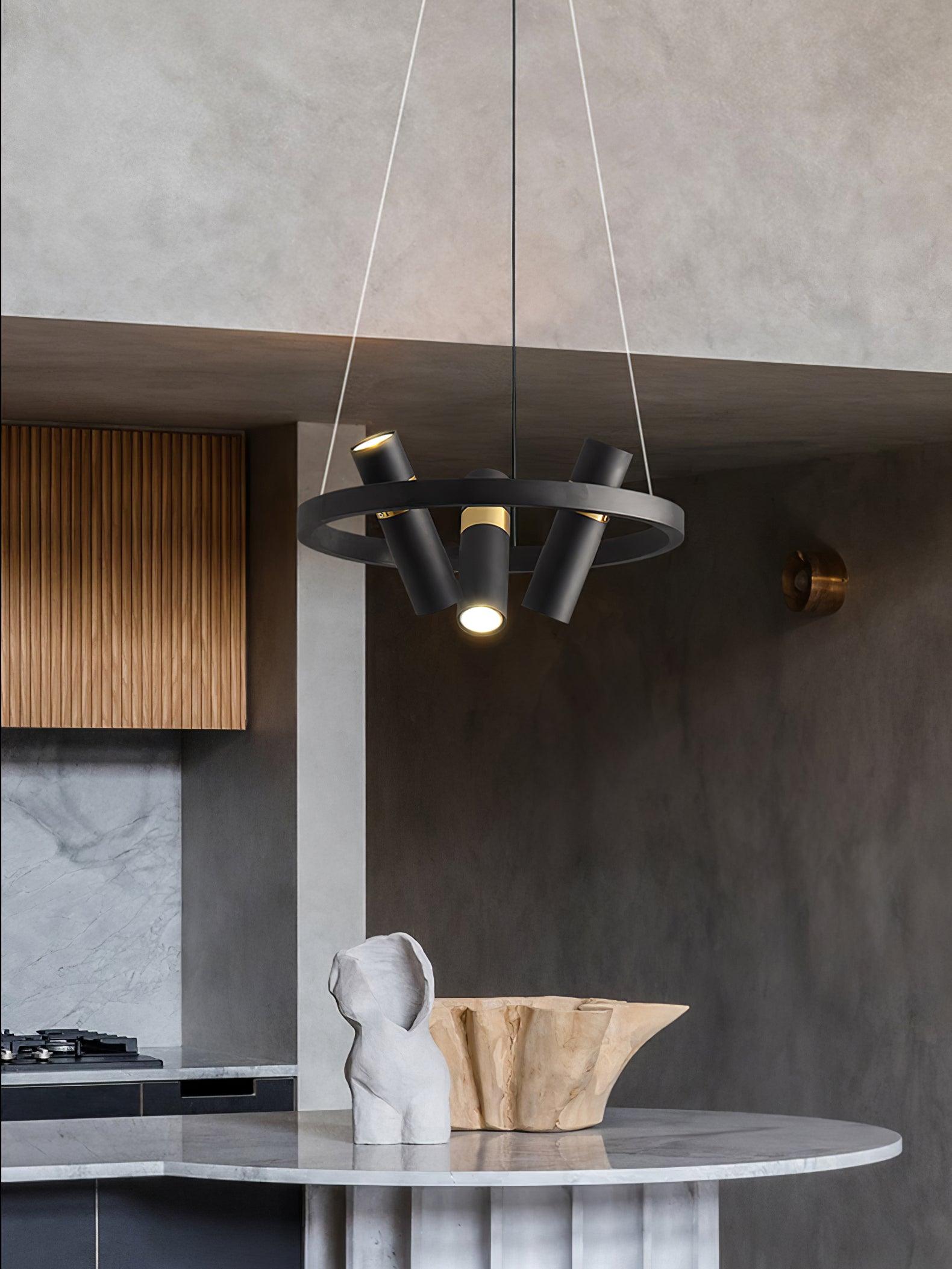 Nova Industrial Acrylic Chandelier - Blowlighting