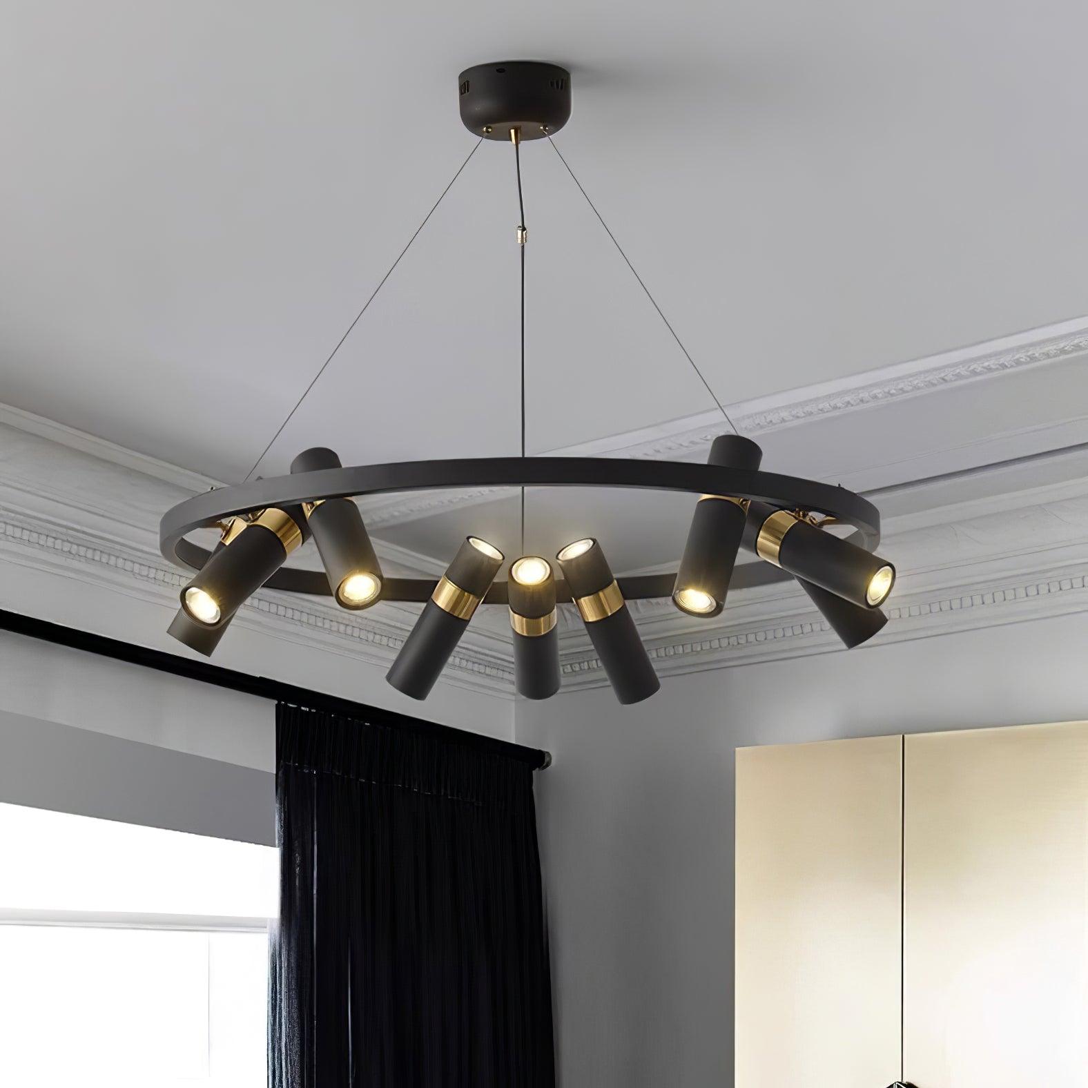 Nova Industrial Acrylic Chandelier - Blowlighting