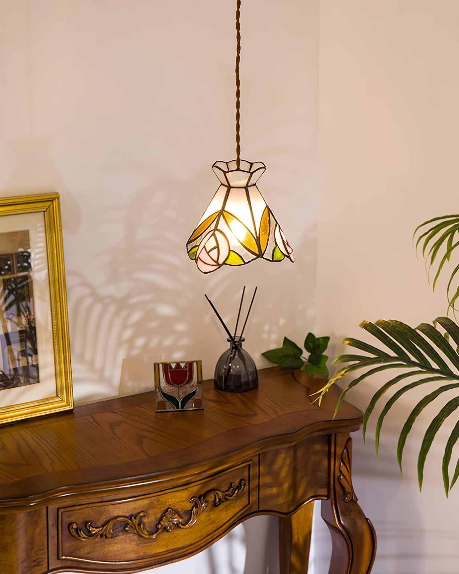 Tiffany Rose Pendant Light - Letslighting
