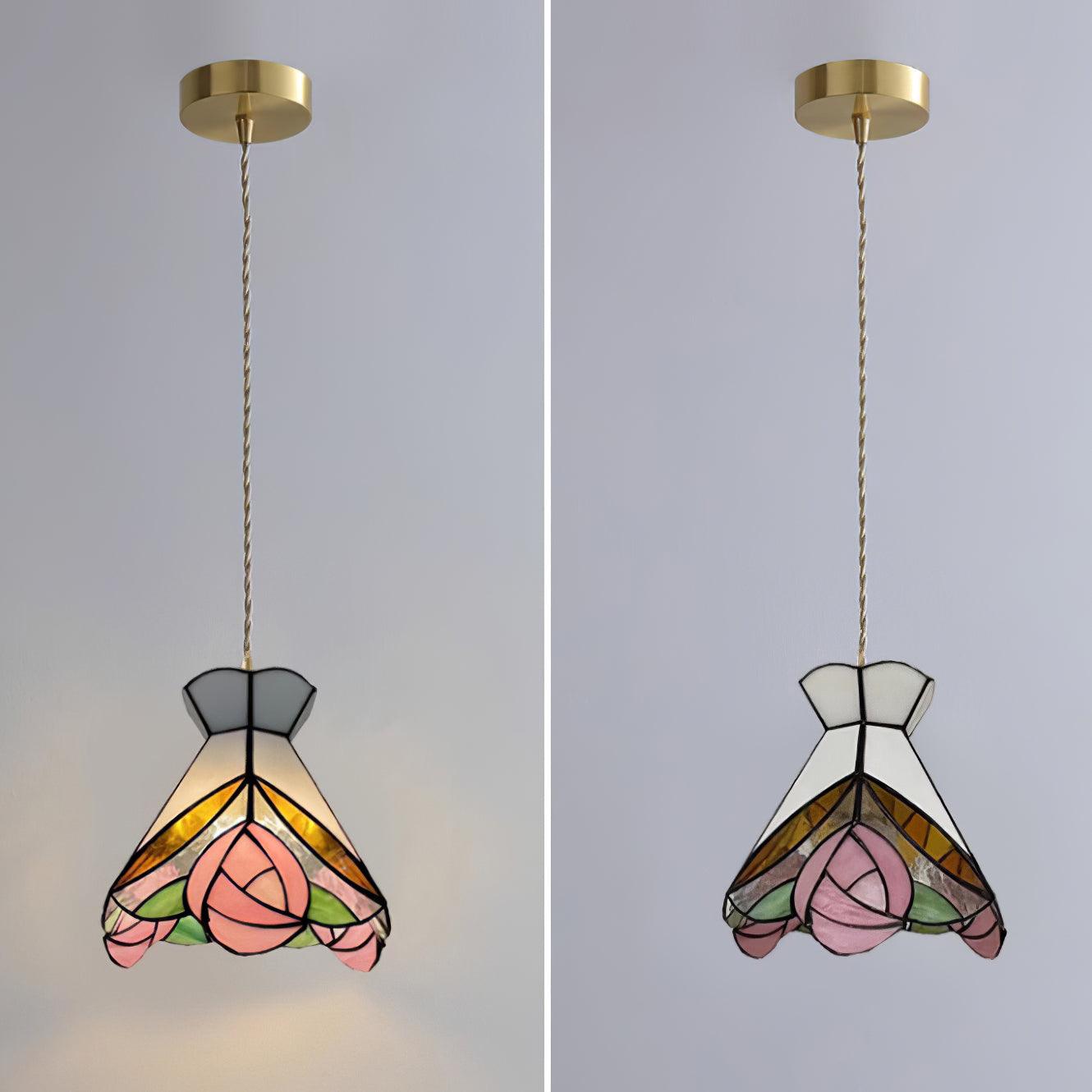 Tiffany Rose Pendant Light - Letslighting