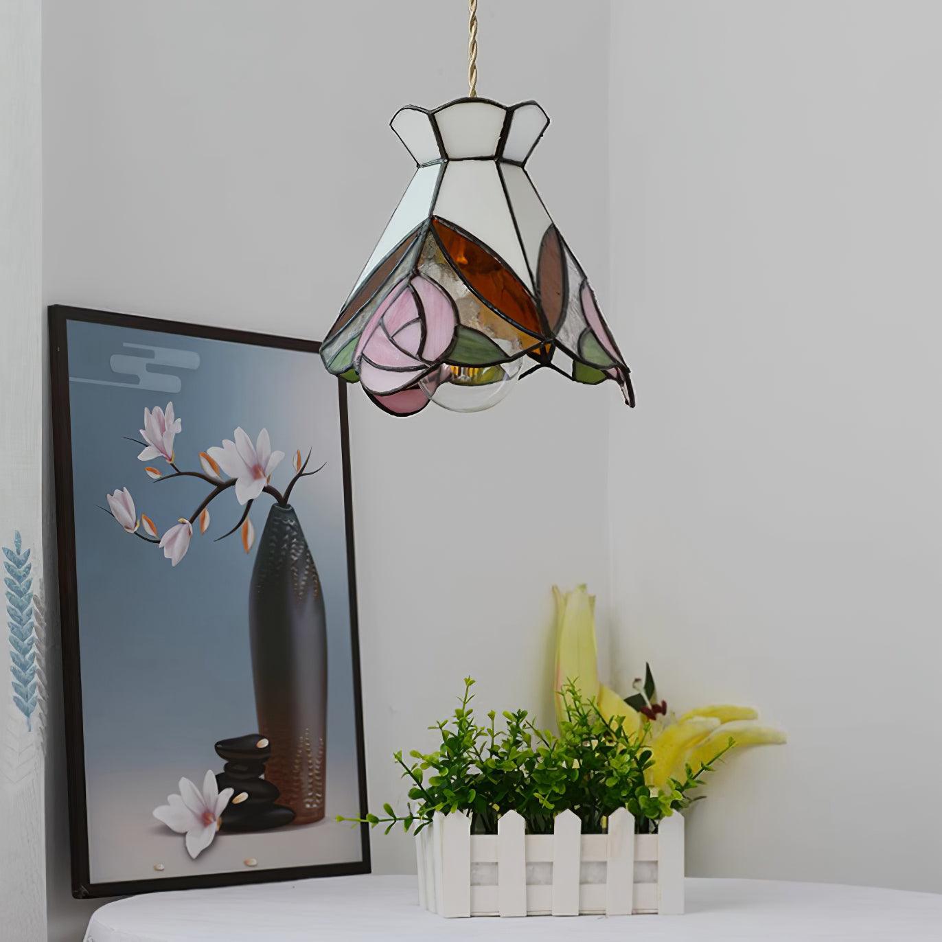 Tiffany Rose Pendant Light - Letslighting