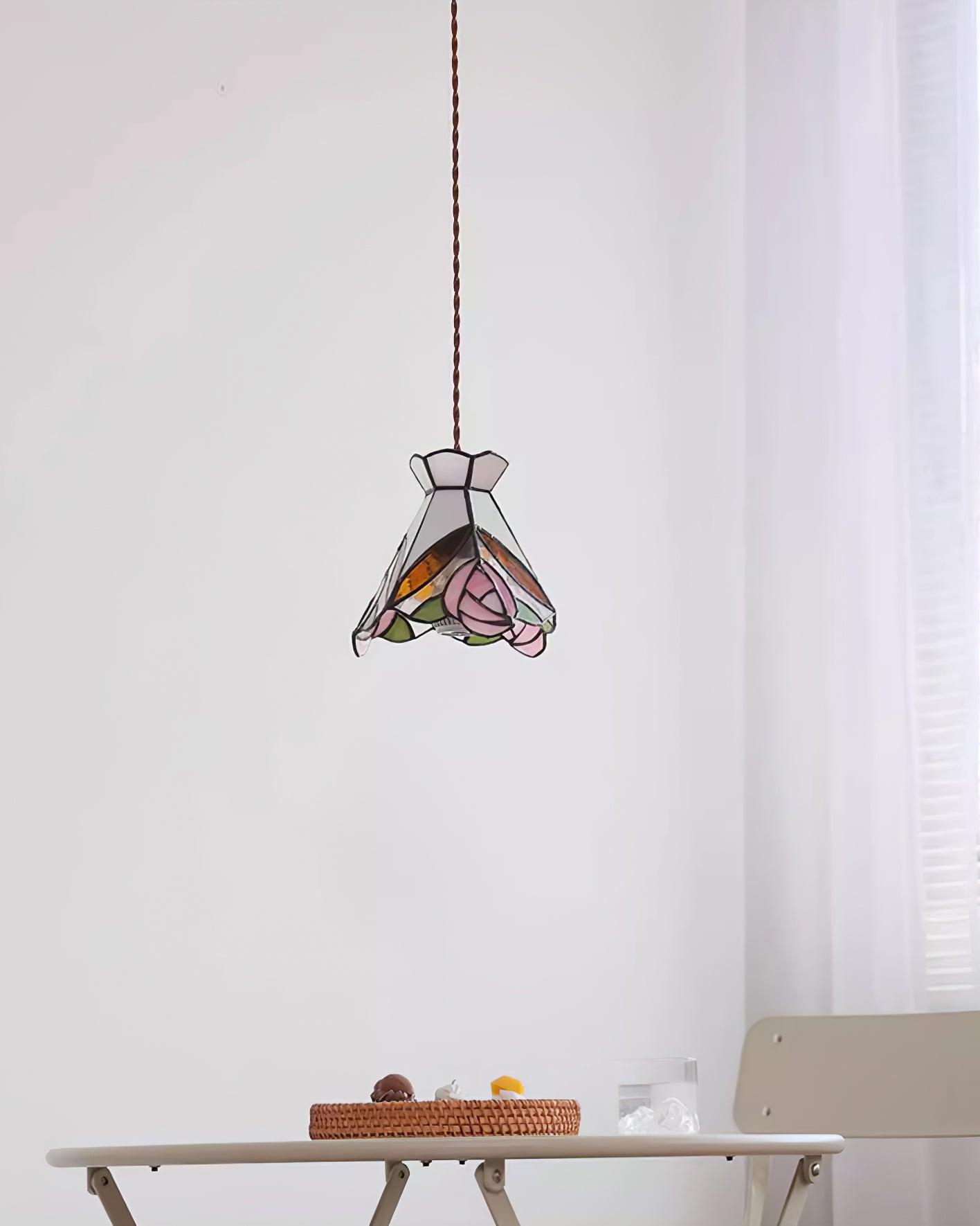 Tiffany Rose Pendant Light - Letslighting