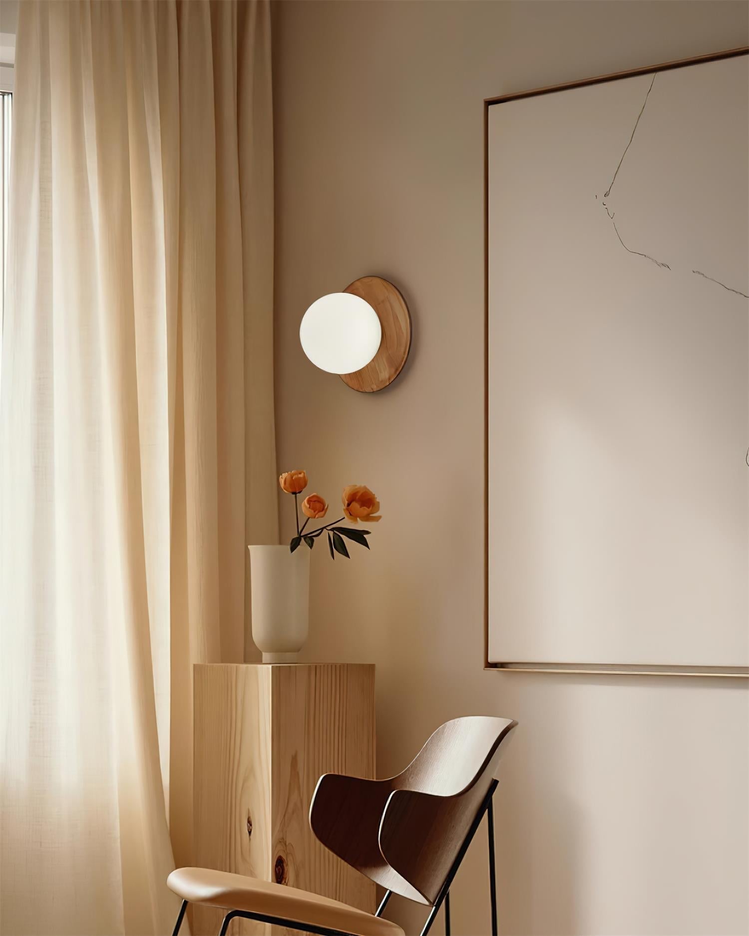 Mia Wall Lamp Ball Minimalist - Letslighting