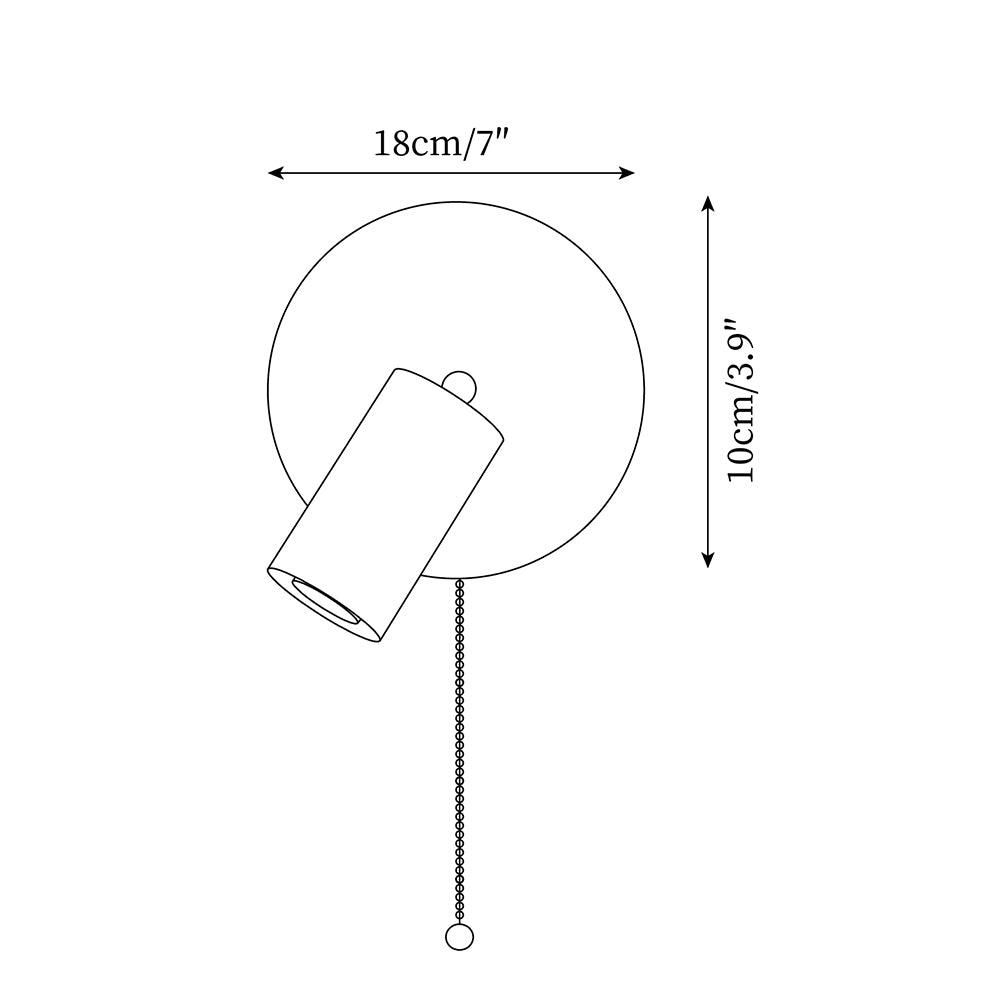 Travertine & Wood Wall Lamp - Letslighting