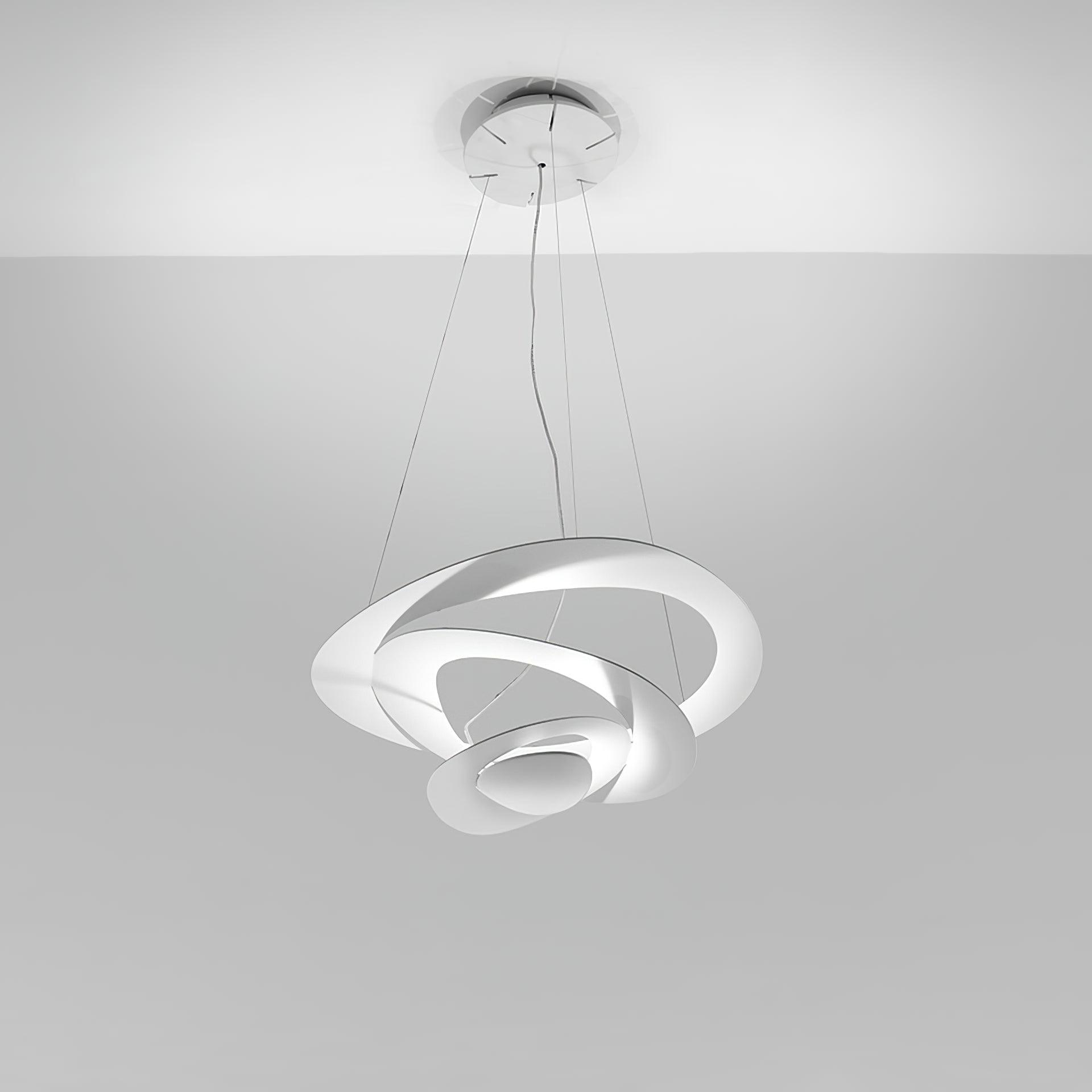 Micro LED Chandelier LED Swirl Rings - Letslighting