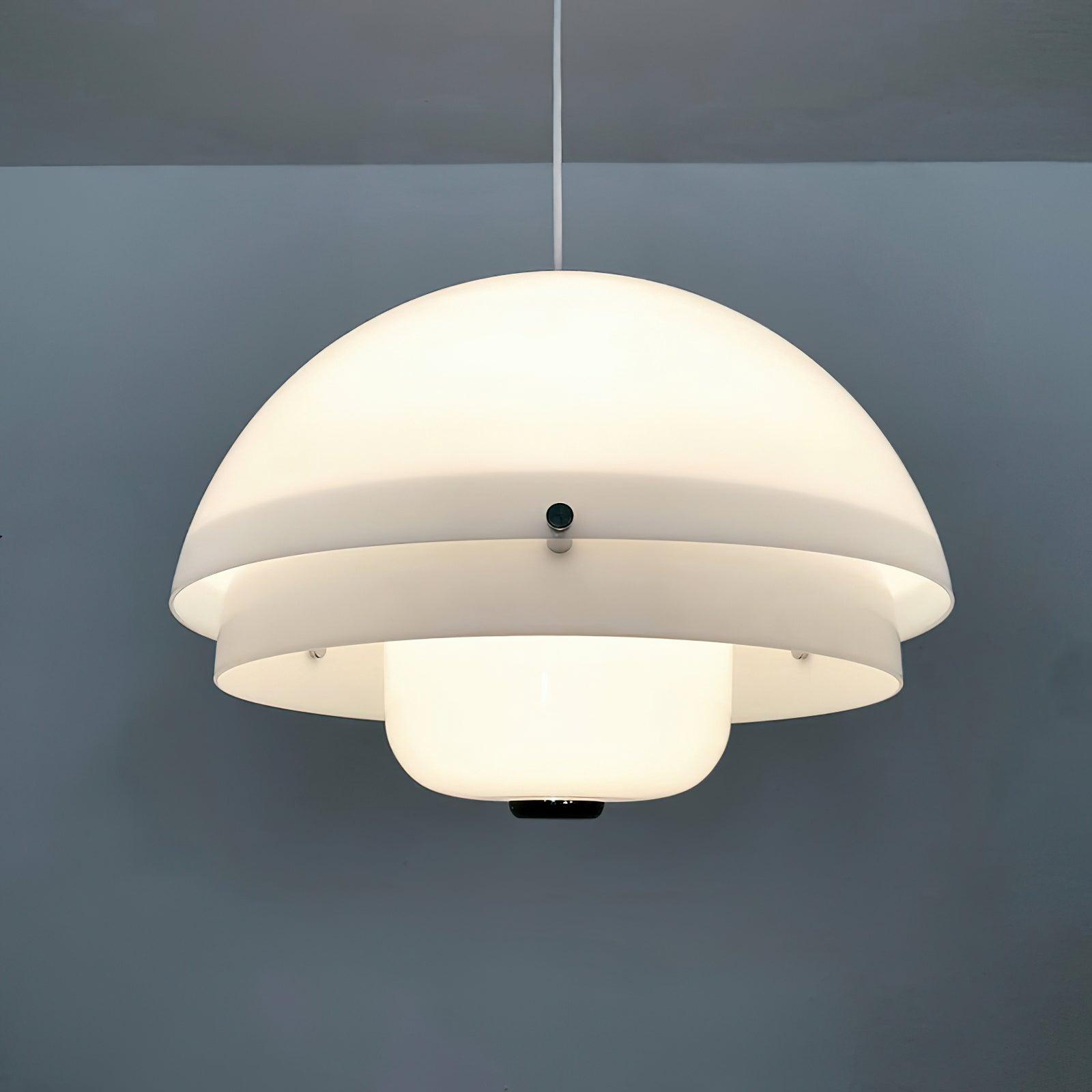 Milk White Layer Pendant Lamp - Blowlighting