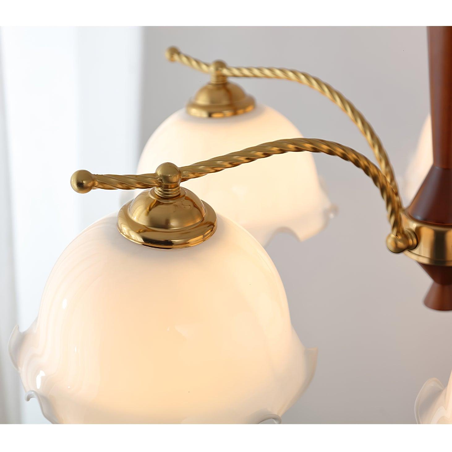 Daisy Vintage Glass Chandelier - Blowlighting