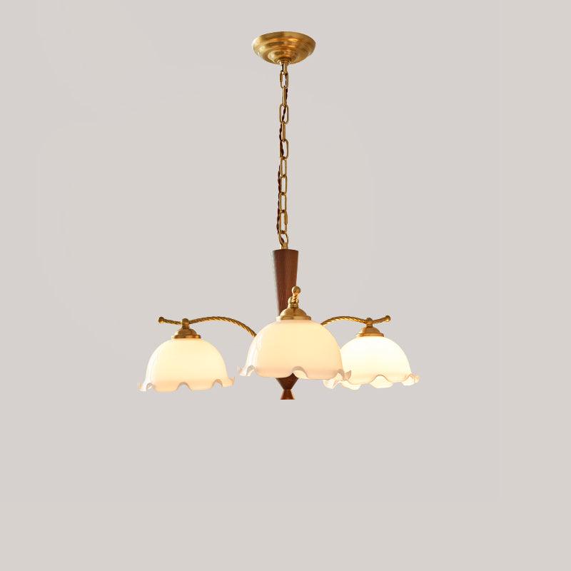 Daisy Vintage Glass Chandelier - Blowlighting