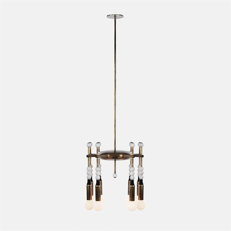 Esoleth Traditional Premium Elegance Marble Chandelier - Lamp Copper