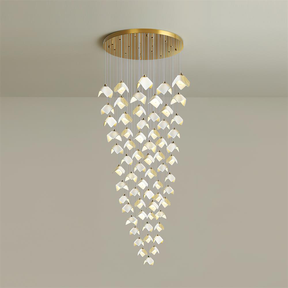 Mira Chandelier Bloom Floral Sculpture - Letslighting