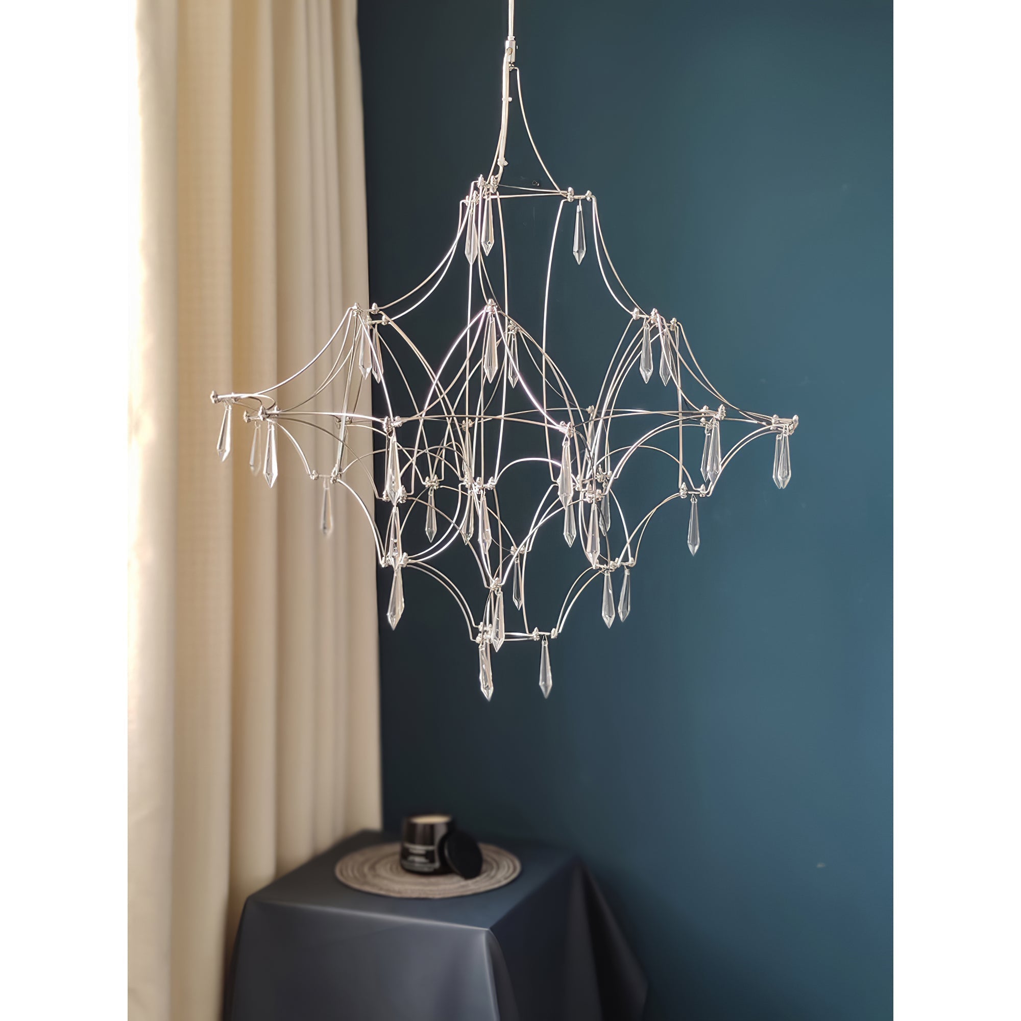 Allaeira Postmodern Luxury Crystal Chandelier - Lamp Copper